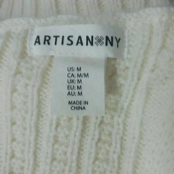 Artisan NY Split Back Fringe Turtleneck Sweater - Picture 6 of 6